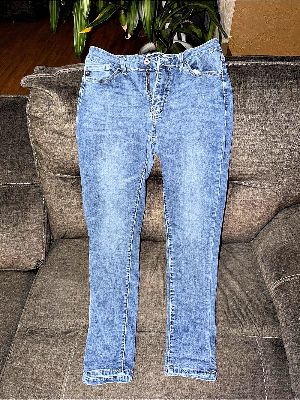 KanCan Skinny Jeans in Blue Waist 9